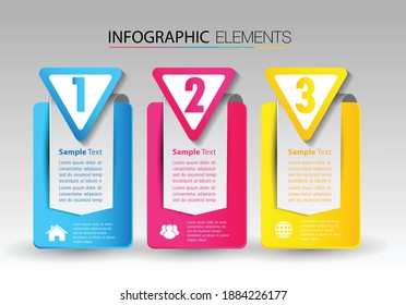 plantilla moderna de cuadro de texto, pancarta Infografías