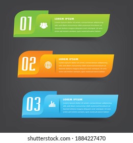 modern text box template, banner Infographics