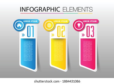 plantilla moderna de cuadro de texto, pancarta Infografías