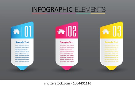modern text box template, banner Infographics