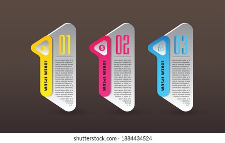 modern text box template, banner Infographics