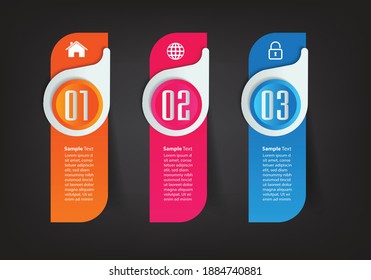 modern text box template, banner Infographics