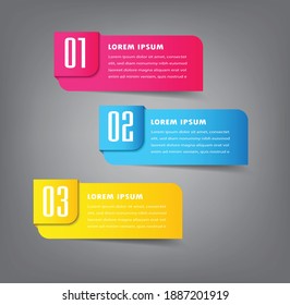 modern text box template, banner Infographics