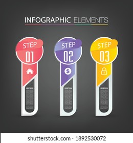 modern text box template, banner Infographics