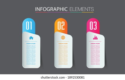 modern text box template, banner Infographics