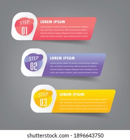 modern text box template, banner Infographics