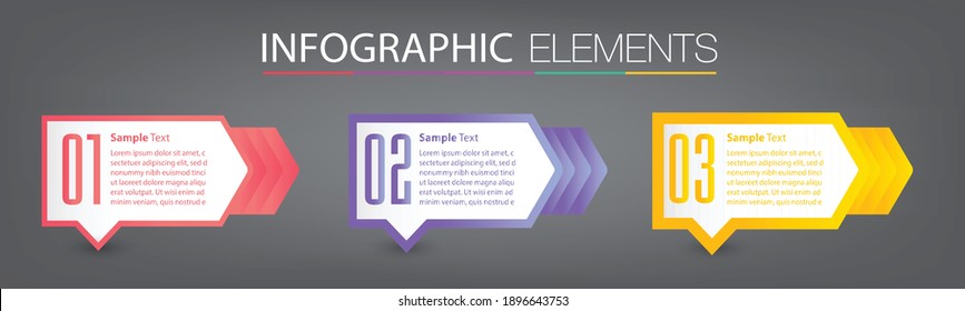 modern text box template, banner Infographics