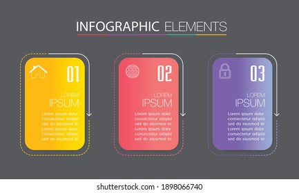 plantilla moderna de cuadro de texto, pancarta Infografías