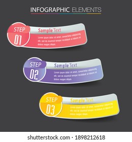 Modern Text Box Template, Banner Infographics