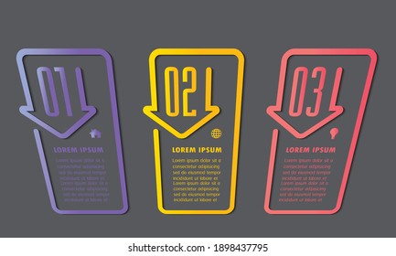 modern text box template, banner Infographics