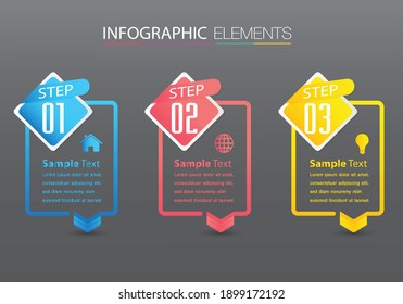 modern text box template, banner Infographics