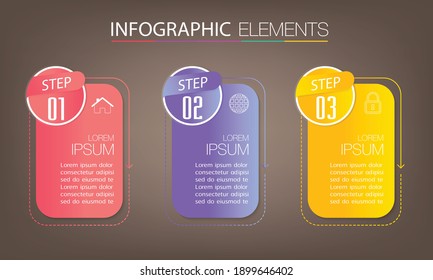 plantilla moderna de cuadro de texto, pancarta Infografías