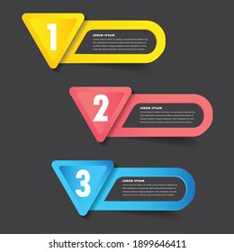 modern text box template, banner Infographics