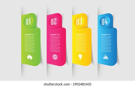 modern text box template, banner Infographics