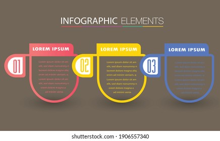 modern text box template, banner Infographics