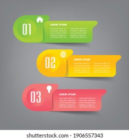 modern text box template, banner Infographics