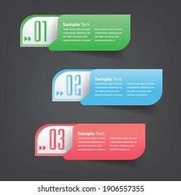 modern text box template, banner Infographics