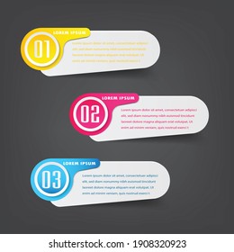 modern text box template, banner Infographics