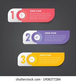 modern text box template, banner Infographics