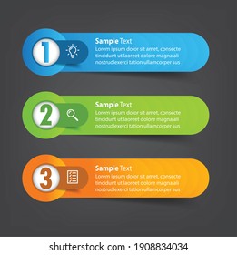 modern text box template, banner Infographics