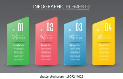 plantilla moderna de cuadro de texto, pancarta Infografías