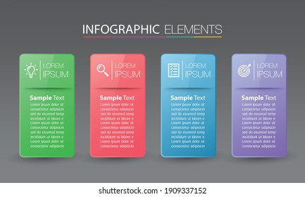 modern text box template, banner Infographics