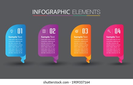 modern text box template, banner Infographics