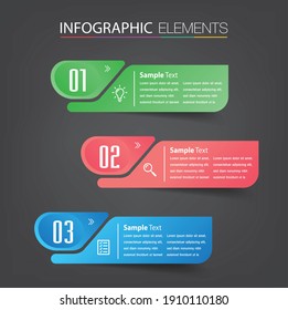 modern text box template, banner Infographics
