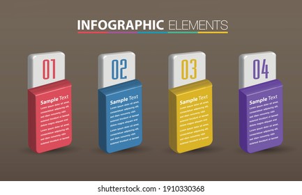 plantilla moderna de cuadro de texto, pancarta Infografías