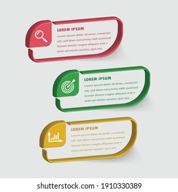 modern text box template, banner Infographics