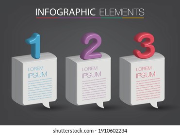 modern text box template, banner Infographics