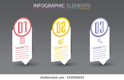 modern text box template, banner Infographics