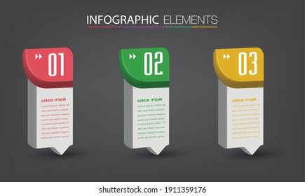 plantilla moderna de cuadro de texto, pancarta Infografías