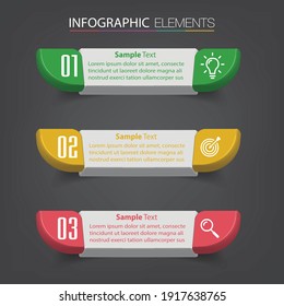 plantilla moderna de cuadro de texto, pancarta Infografías
