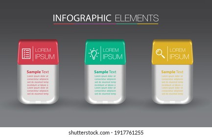 modern text box template, banner Infographics