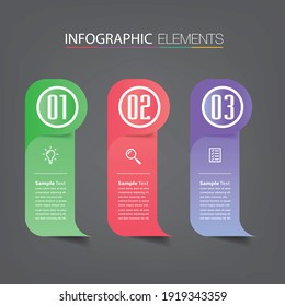 plantilla moderna de cuadro de texto, pancarta Infografías