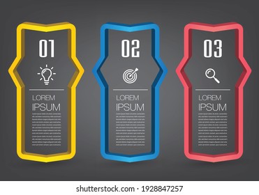 modern text box template, banner Infographics