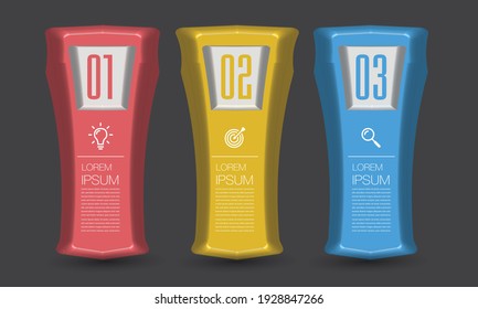 modern text box template, banner Infographics