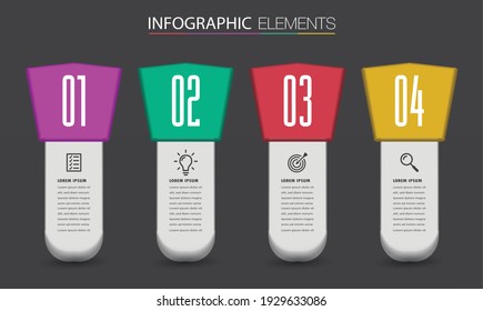 plantilla moderna de cuadro de texto, pancarta Infografías