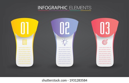 plantilla moderna de cuadro de texto, pancarta Infografías