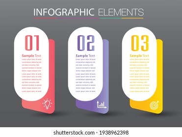 plantilla moderna de cuadro de texto, pancarta Infografías