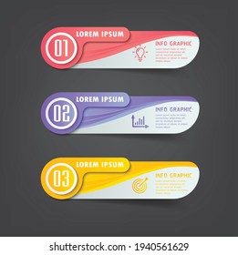 plantilla moderna de cuadro de texto, pancarta Infografías