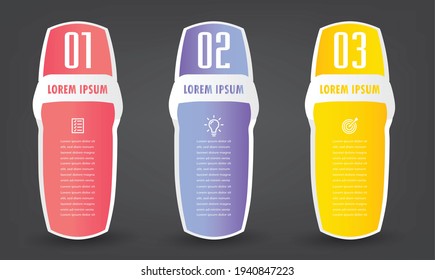 modern text box template, banner Infographics