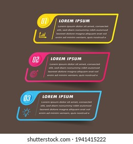 modern text box template, banner Infographics