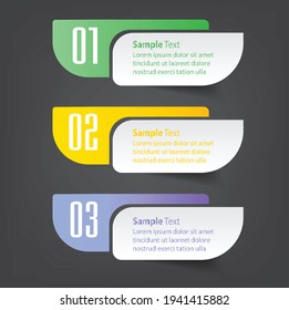 modern text box template, banner Infographics