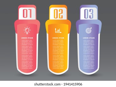 modern text box template, banner Infographics