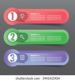 modern text box template, banner Infographics