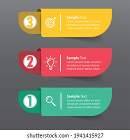 modern text box template, banner Infographics