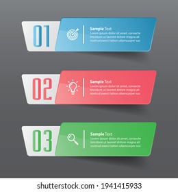 plantilla moderna de cuadro de texto, pancarta Infografías