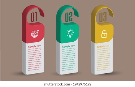 moderne Textbox-Vorlage, Banner-Infografiken
